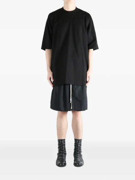 Tricou Rick Owens scurt negru