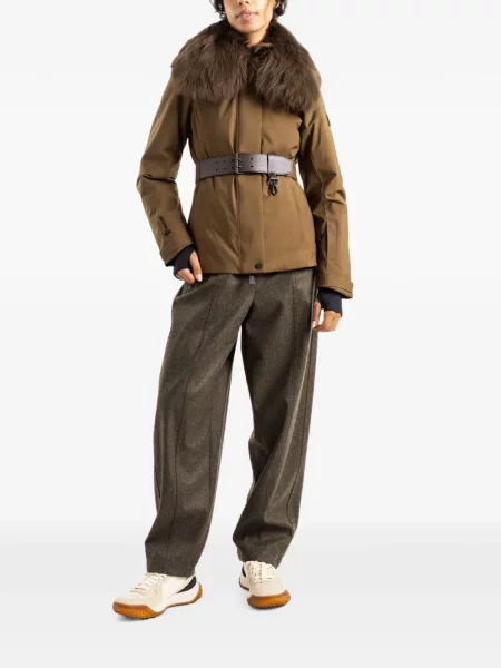 Pantaloni Moncler Grenoble conici verde