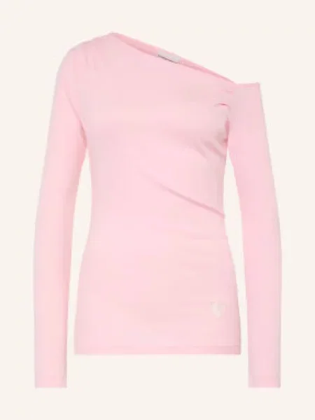 Claudie Pierlot Koszulka Z Długim Rękawem pink różowa