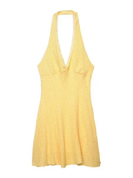 Pull&Bear Rochie de vară galben