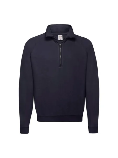 Суичър с цип Fruit Of The Loom черно