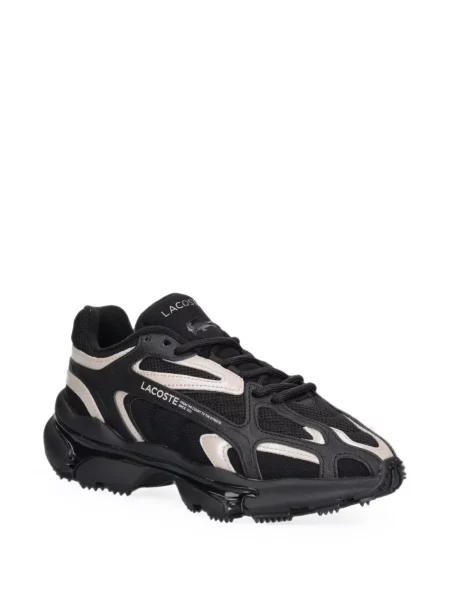 Sneakerși Lacoste plasă negru