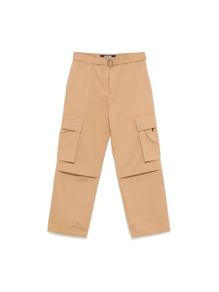 Spodnie cargo Jacquemus brązowe