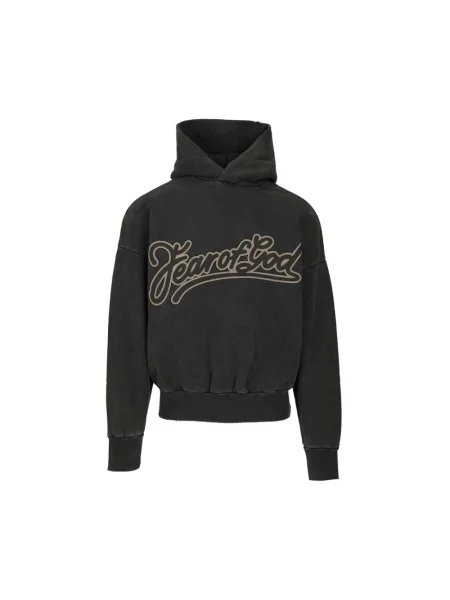 Bluza z kapturem Fear Of God klasyczna czarna