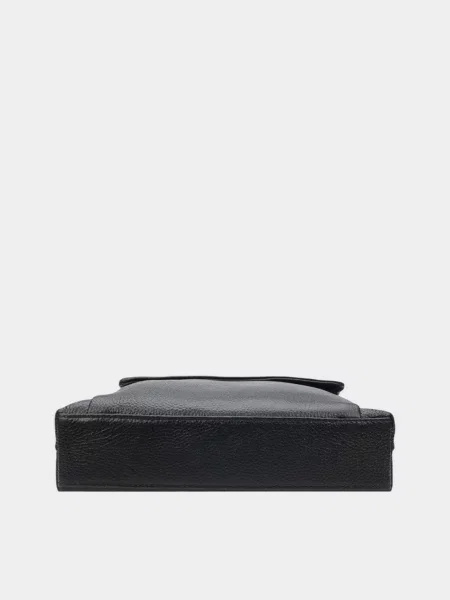 Кожаная сумка кросс-боди Borsa Leather черная