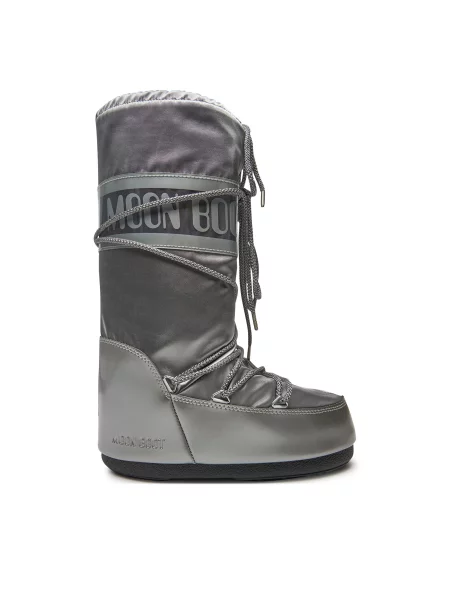 Дутики Moon Boot срібні