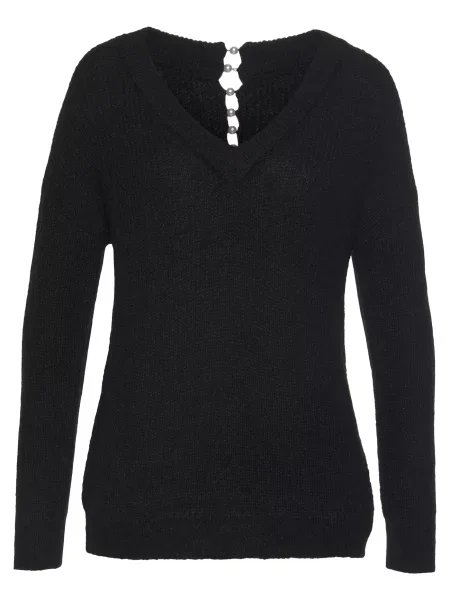 LASCANA Pulover negru