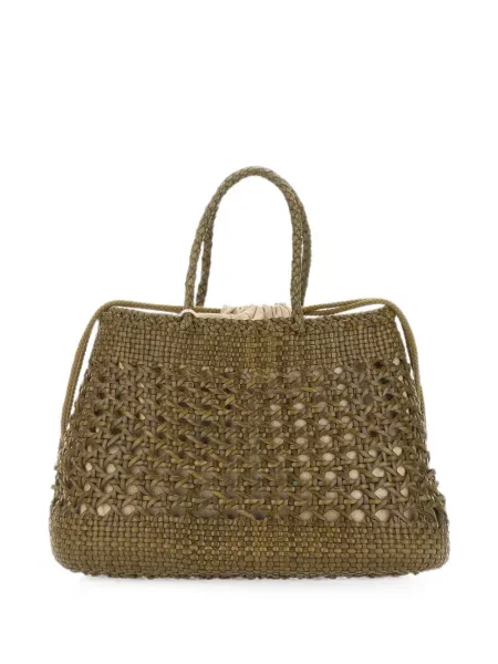 Geantă shopper Dragon Diffusion din piele verde