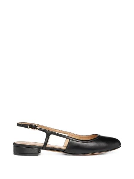 Pantofi cu toc Geox fără toc cu cataramă negru