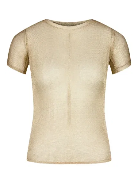 Dzianinowa koszulka Ottolinger złota