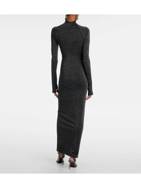Rochie maxi Sir de costum negru