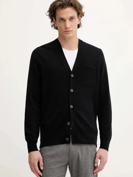 Marc O'Polo cardigan din lână negru