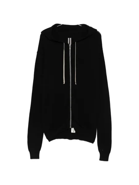 Cardigan Rick Owens cu glugă negru