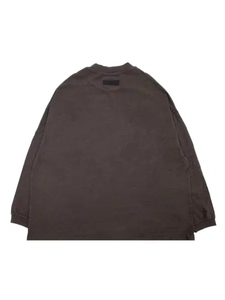 Тениска Fear Of God Essentials с принт кафяво