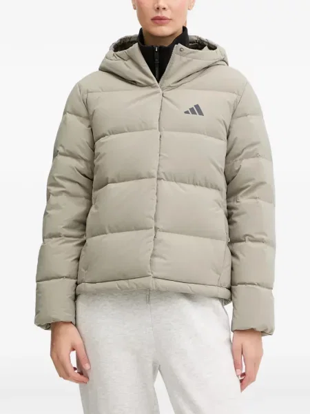 Kalhoty Adidas s kapucí s potiskem modré