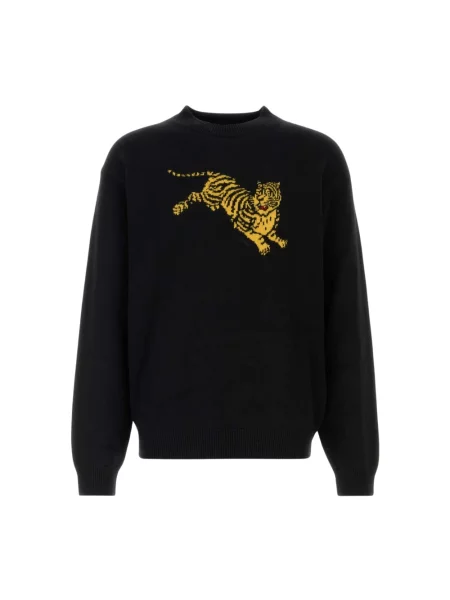 Sweter Kenzo w tygrysie prążki czarny