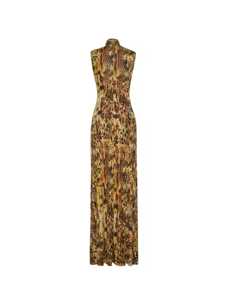 Rochie maxi Adam Lippes de mătase cu imagine cu imprimeu abstract