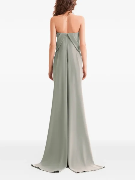 Rochie maxi Gemy Maalouf drapată de costum gri