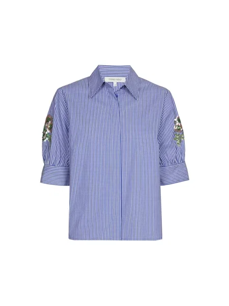 Koszula Marie Méro niebieska