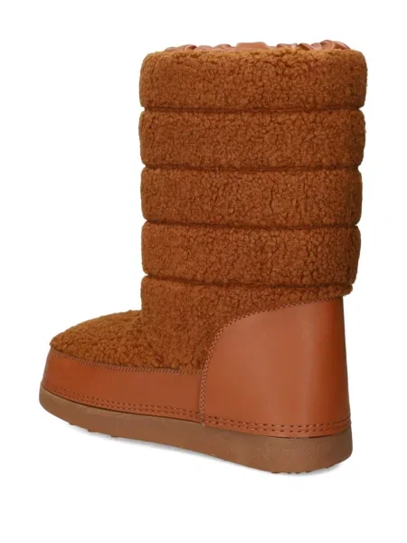 Botine Love Moschino maro