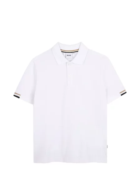 Koszulka polo dziecięca Bosswear biała