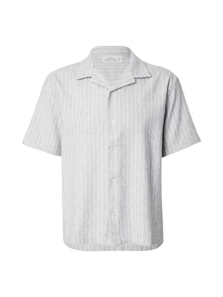 Abercrombie & Fitch Cămașă albastru deschis alb