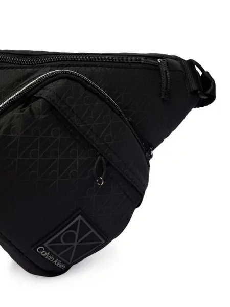 Maža rankinė Calvin Klein Utility Emblem Aop Crossbody juoda