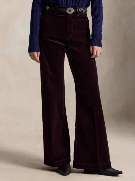 POLO RALPH LAUREN Pantaloni | Relaxed fit | catifea reiată