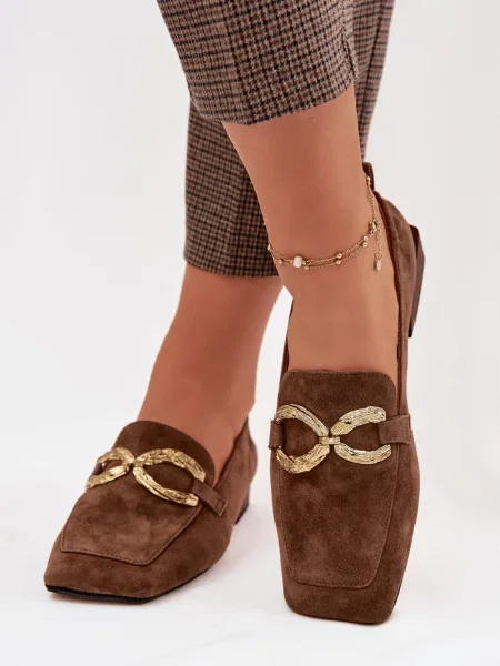 Mokasini S. Barski iz semiša rjava