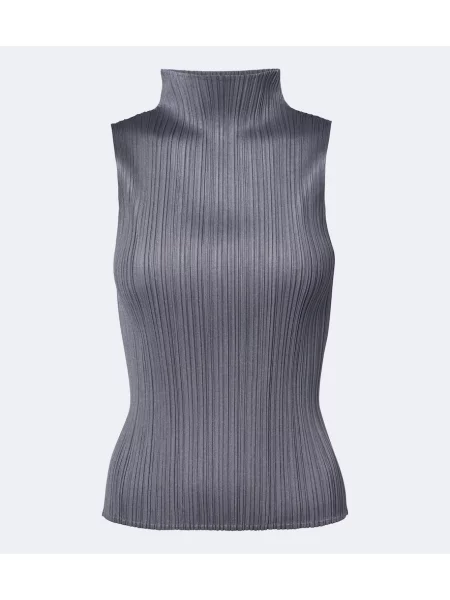 Top Pleats Please Issey Miyake gri