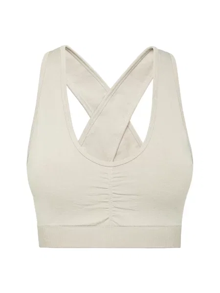 Top Plein Sport bezszwowy na szerokie ramiączka szary