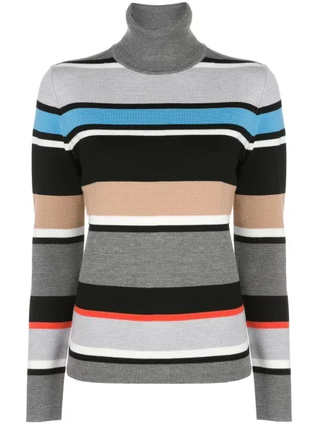 Pulover Aztech Mountain cu dungi albastru