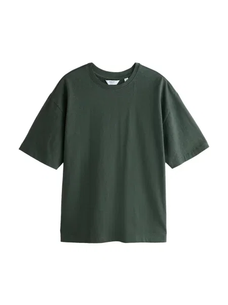 Next Tricou închis verde