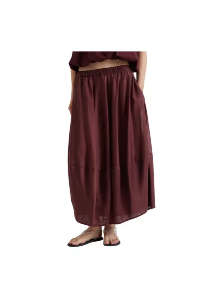 Maksi spódnica maxi Meimeij czerwona