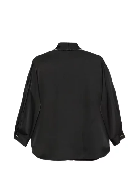 Bluză Simona Corsellini din satin negru