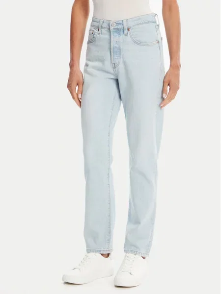 LEVI'S ® Džíny Crop světlemodrá modré