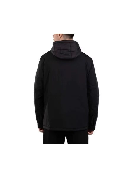 Parka Karl Lagerfeld z kapturem czarna