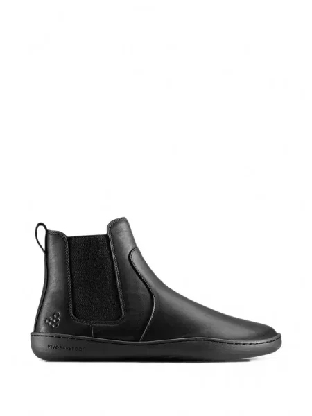 Botine chelsea Vivobarefoot negru
