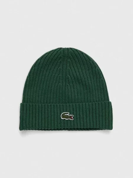 Căciulă Lacoste tricotate verde