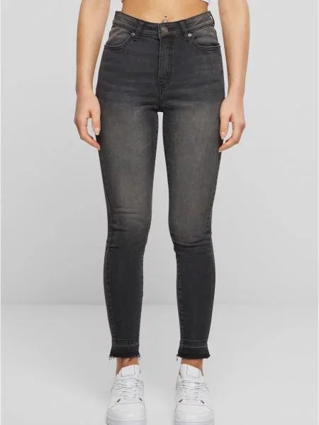 Skinny fit traperice Urban Classics crna
