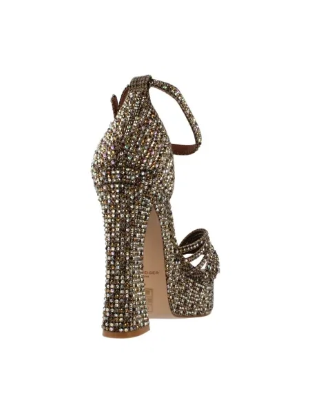 Lodičky Kurt Geiger London na platforme s remienkami