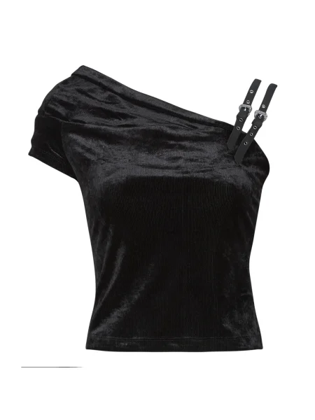 Top Versace Jeans Couture negru