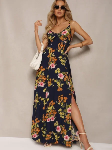 Rochie Chenelată Bleumarin