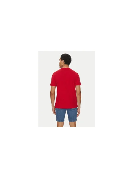 Tommy Hilfiger Póló Flag Box Regular Fit piros