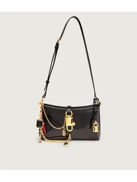 Dolce & Gabbana De piele geantă pe umăr Lock negru