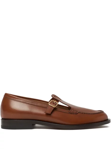 Pantofi loafer Scarosso din piele maro
