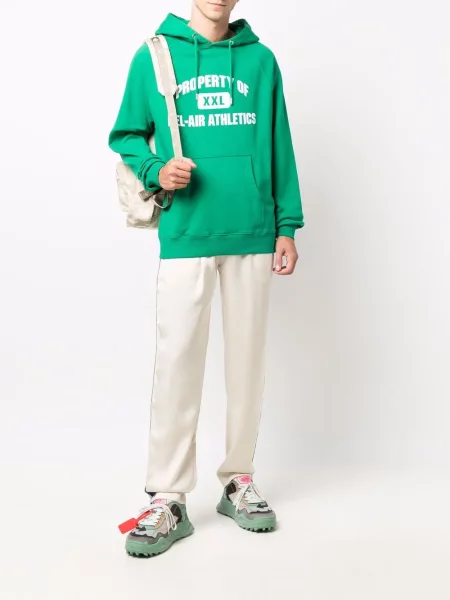 Hoodie Bel-air Athletics με σχέδιο πράσινο