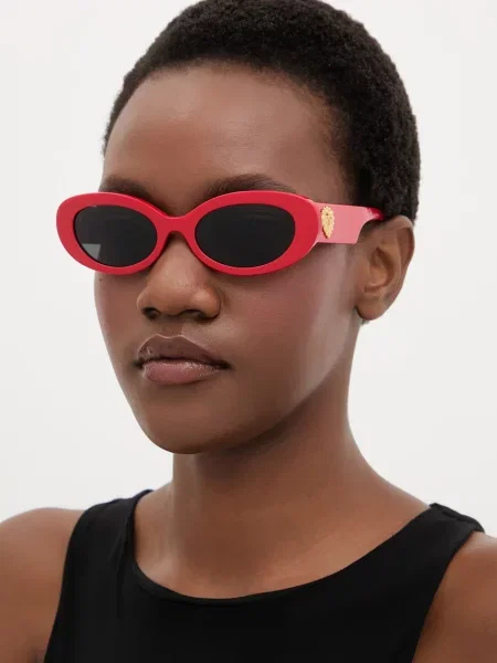 Okulary przeciwsłoneczne Dolce And Gabbana czerwone