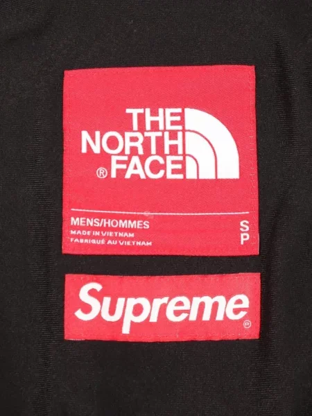 Geacă Supreme cu glugă cu imagine negru