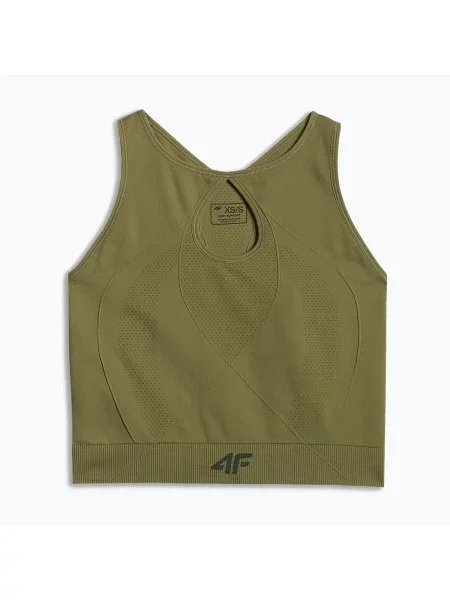 Tricou de antrenament pentru femei 4F Solar Punk FNK olive